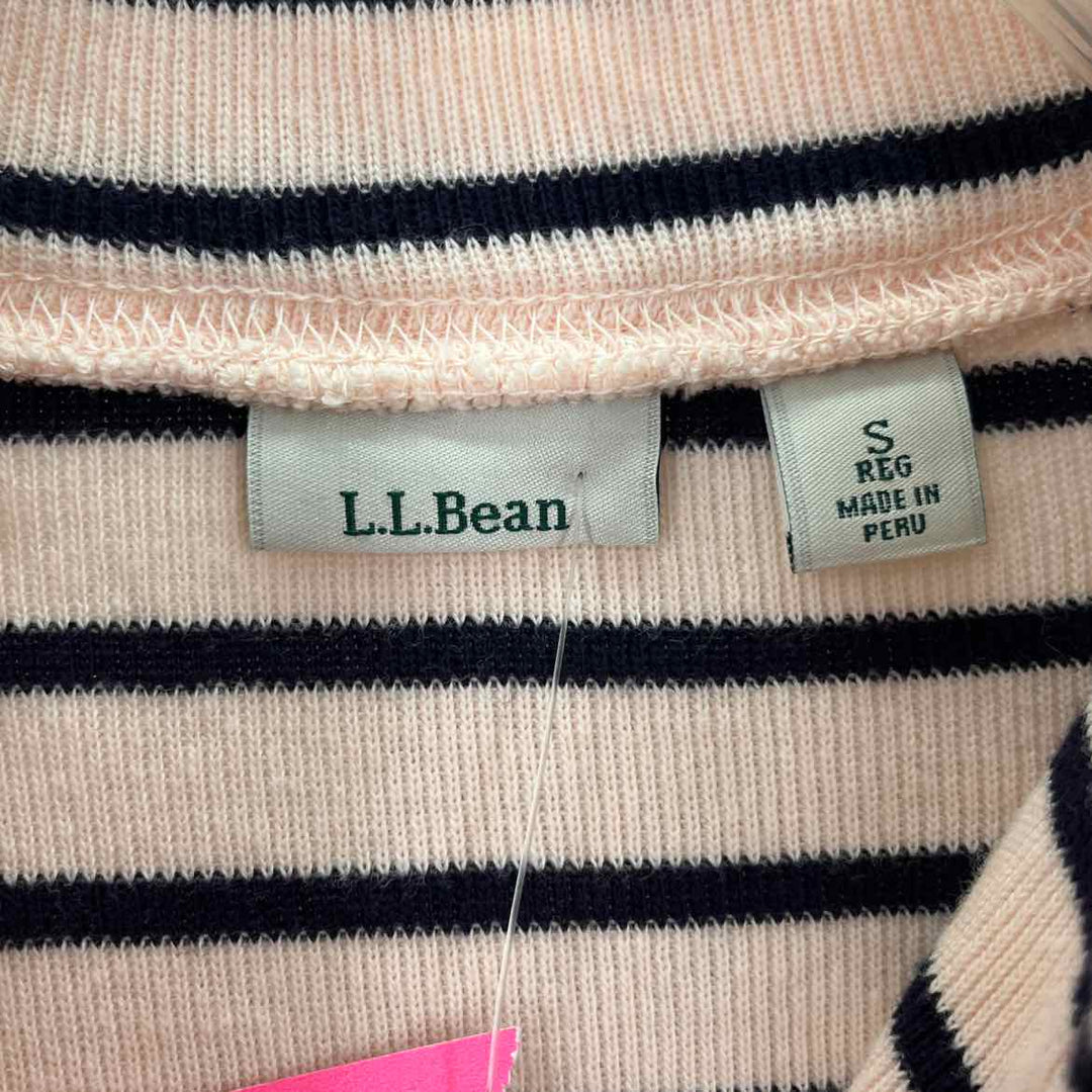 Size S LL BEAN Pale Pink Knit Shirt