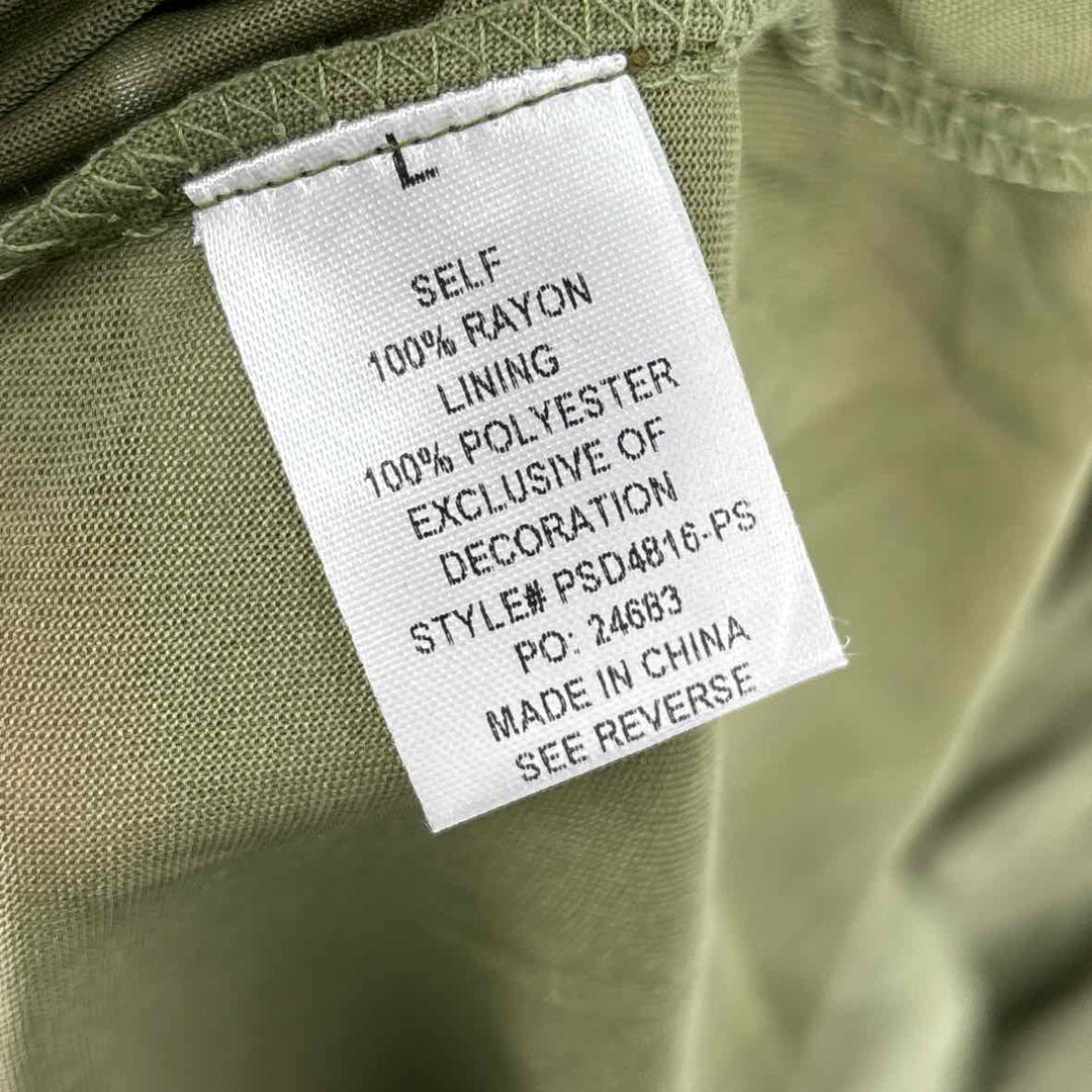 Size L Sage Dress