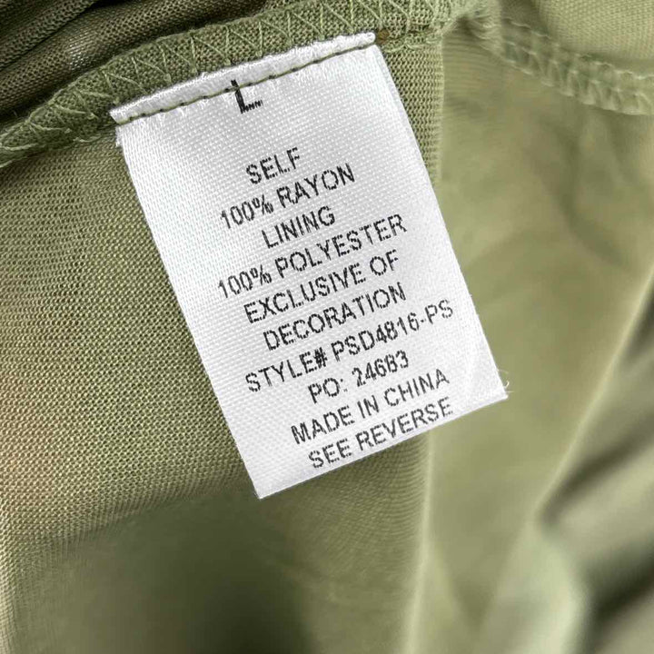 Size L Sage Dress
