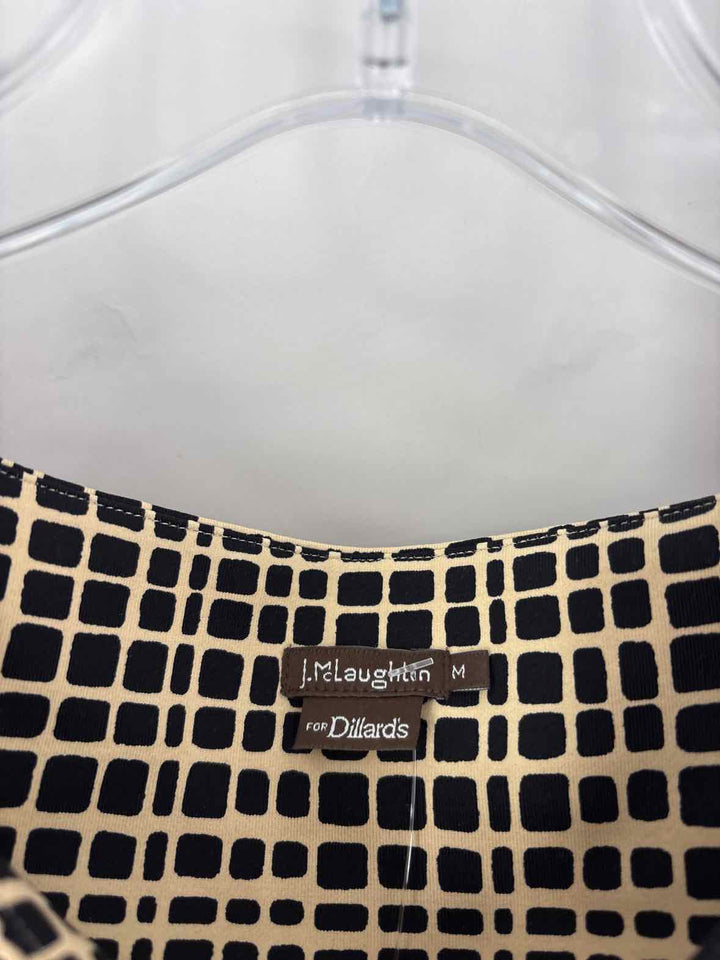 Size M J MCLAUGHLIN TAN PRINT Dress