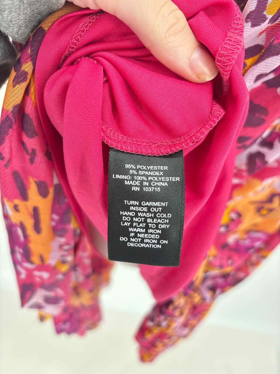 Size 6 NICOLE MILLER Multi-Color Dress