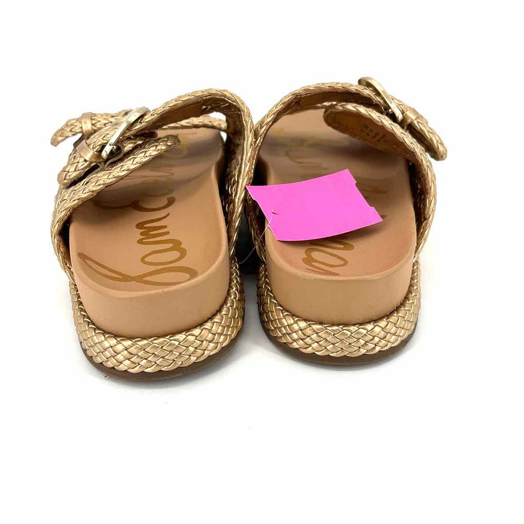 Shoe Size 8 Sam Edeleman Gold Sandals