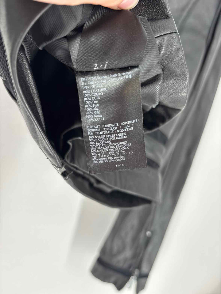 Size S BEBE Black Leather Jacket