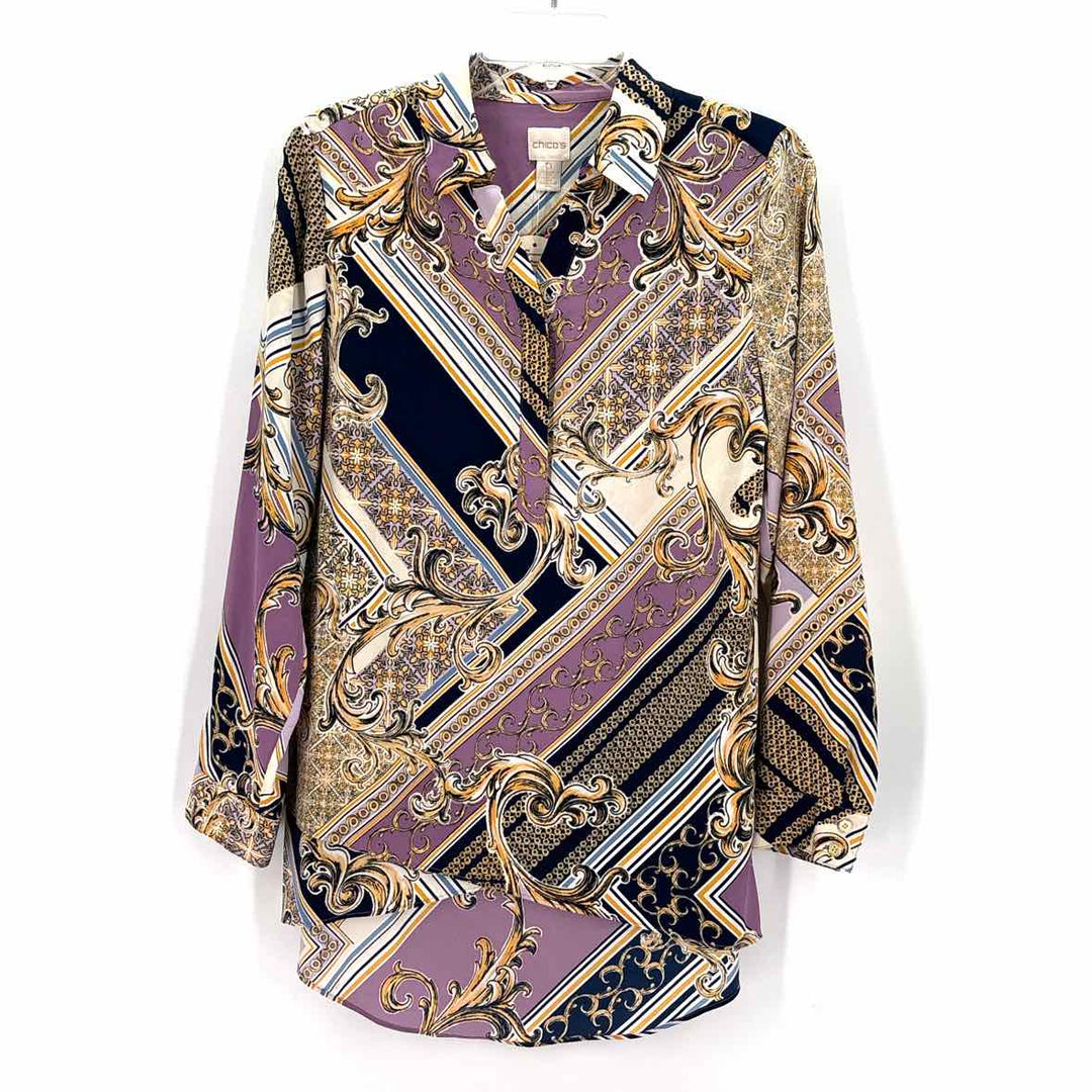 Size S Chico's Multi-Color Shirt