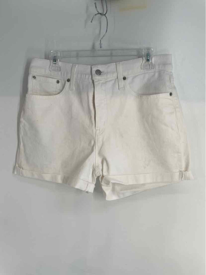 Size 29 J Crew White Shorts