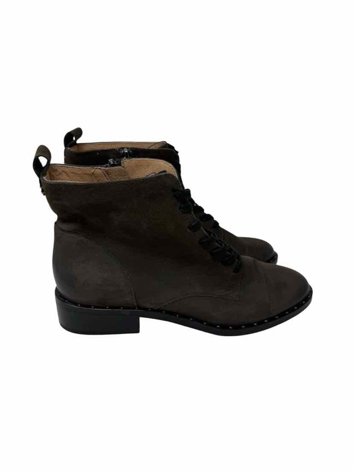 Shoe Size 8.5 HALOGEN Brown Leather Boots