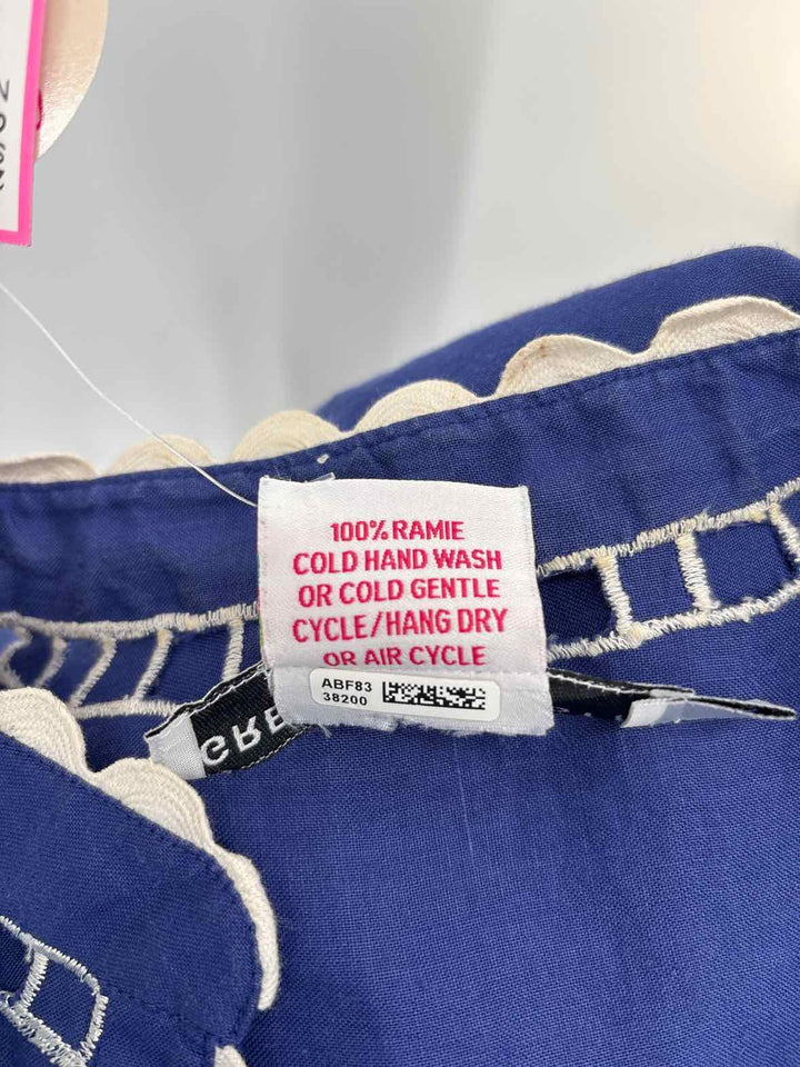 Size L Gretchen Scott Navy Shirt