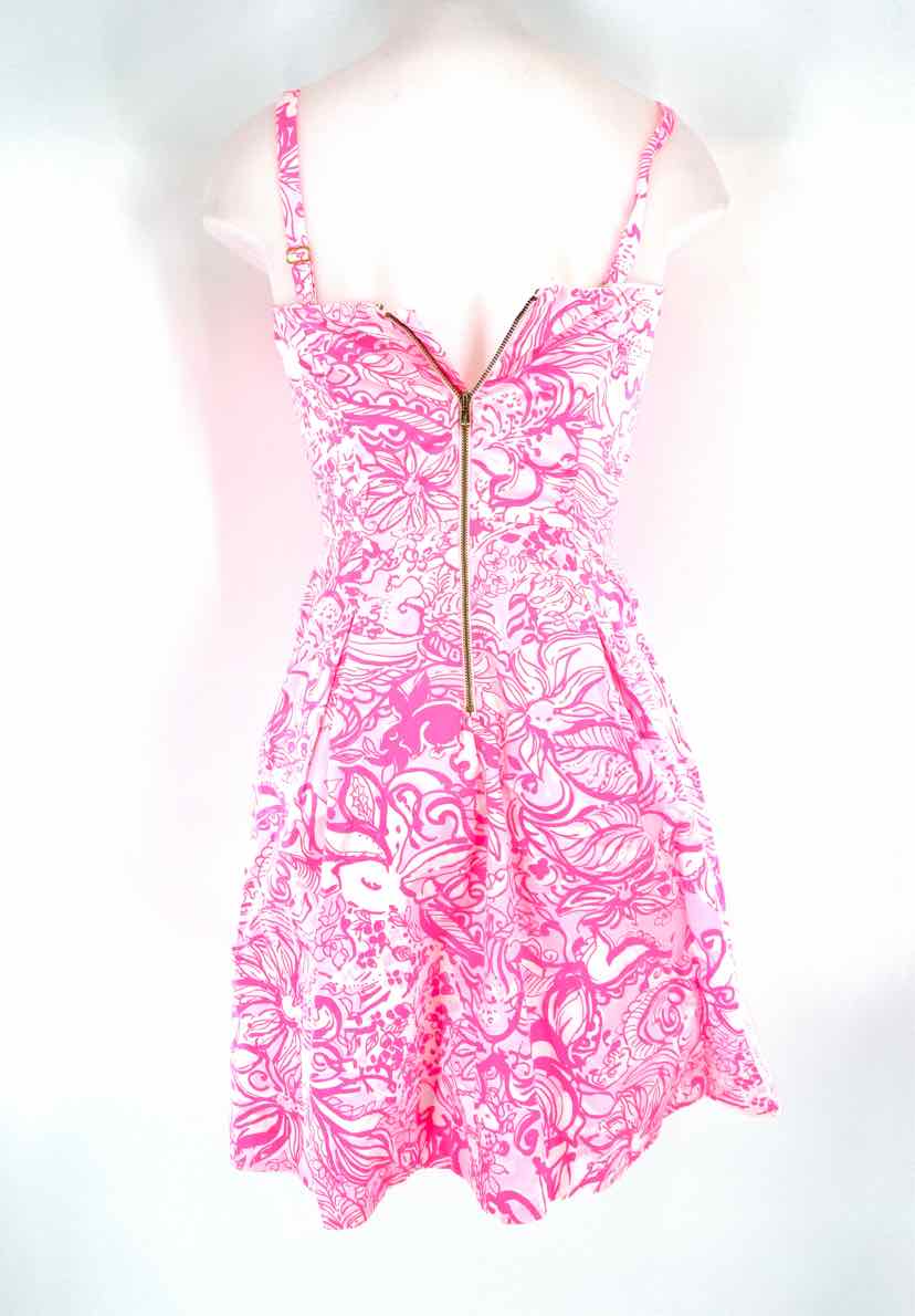 Size 0 Lilly Pulitzer PINK PRINT Dress