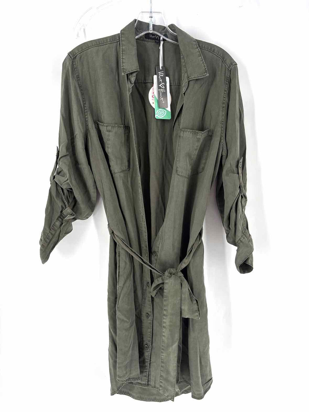 Size M VELVET HEART Olive Dress