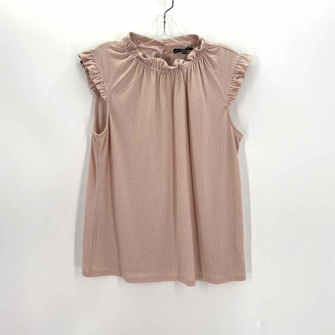 Size M Adrianna Papell Peach Shirt