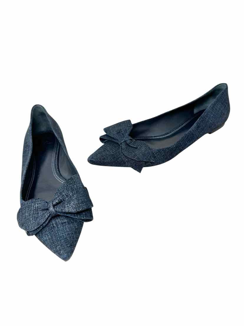 Shoe Size 10 Tory Burch Navy Flats