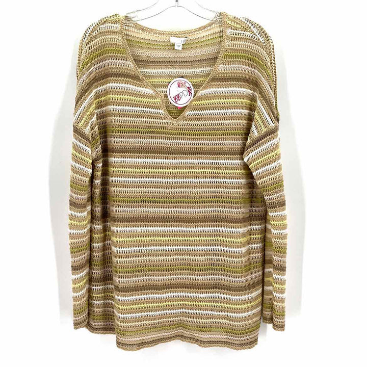 Size L J JILL Multi-Color Sweater