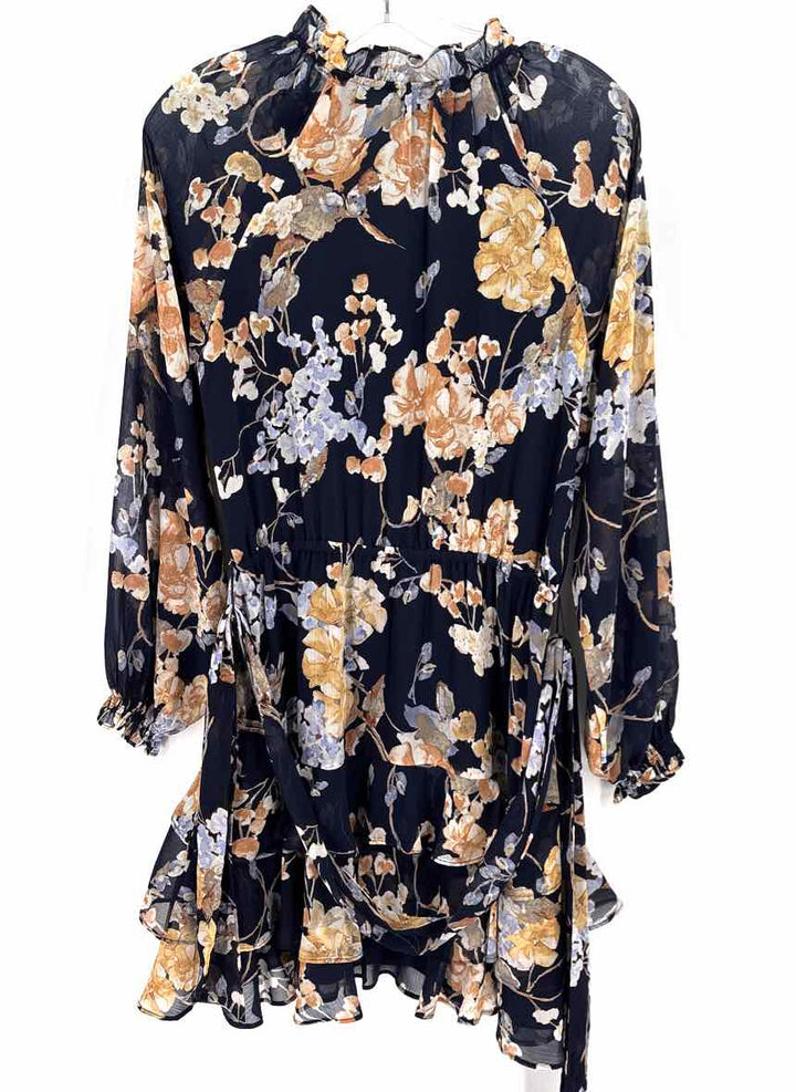 Size 6 RALPH LAUREN Navy Print Dress