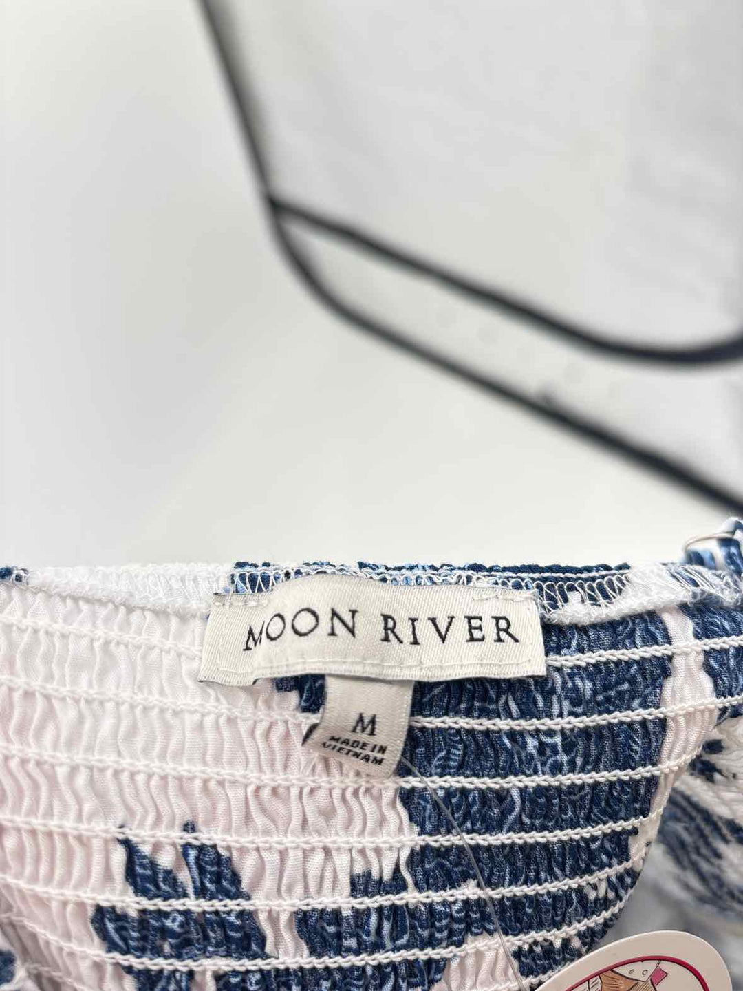 Size M MOON RIVER Navy Print Dress