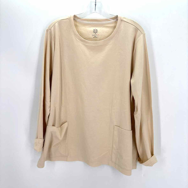 Size XL SUSAN GRAVER Cream Shirt