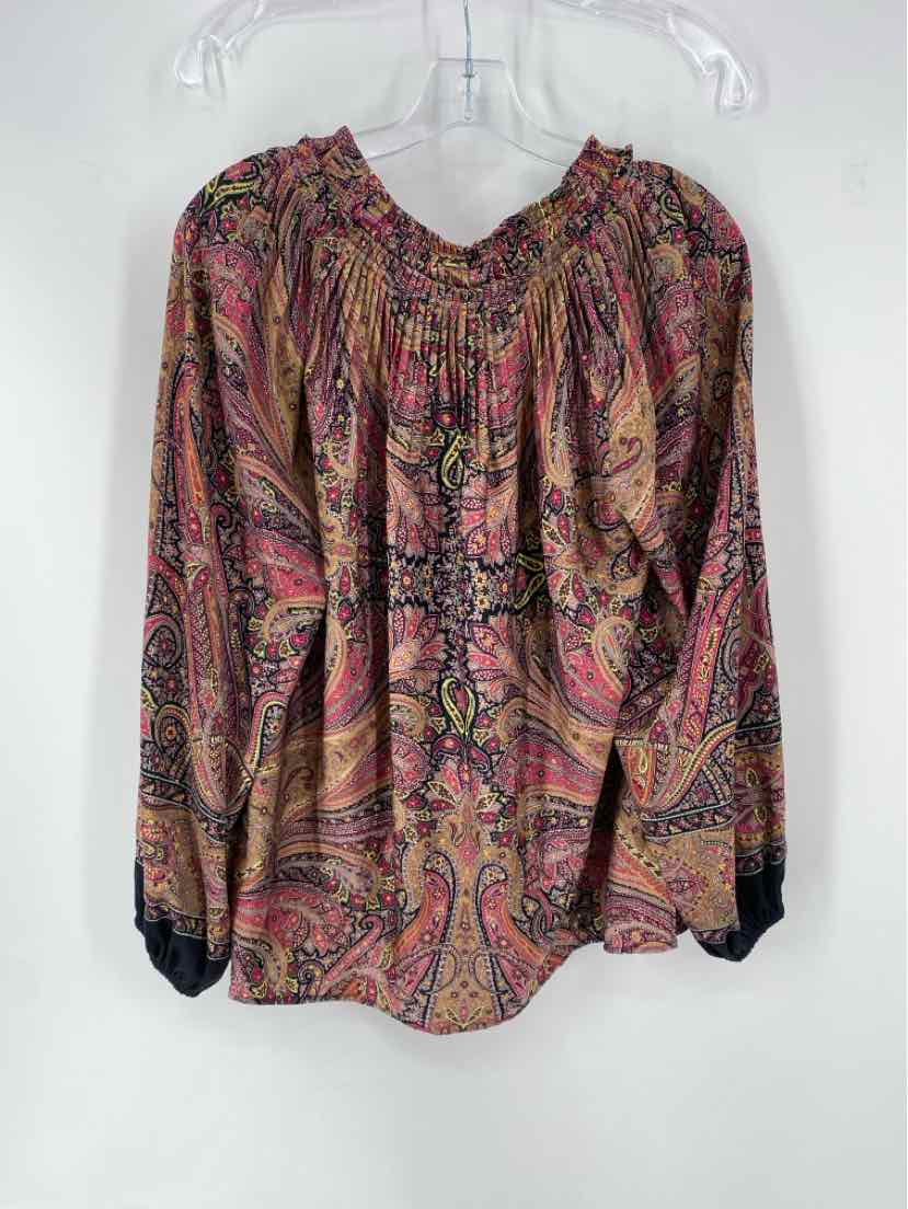 Size S KOBI HALPERIN Purple Print Shirt