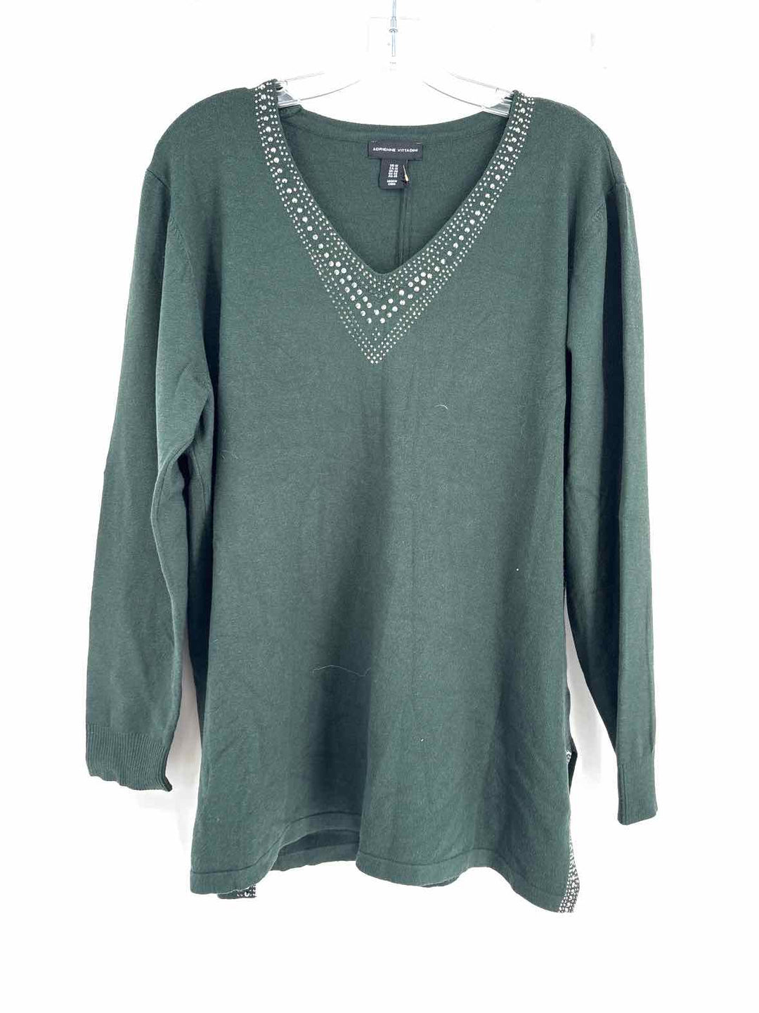 Size 1X Green Sweater