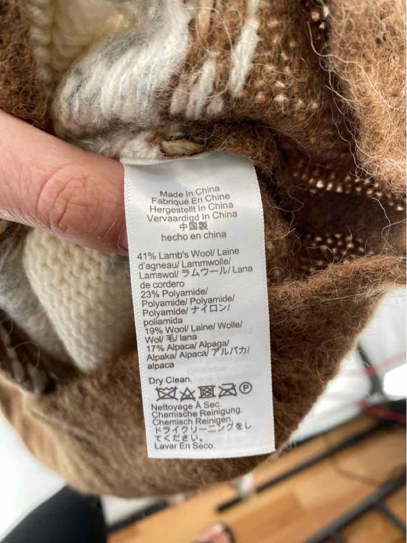 Size S J Crew Tan Knit Sweater