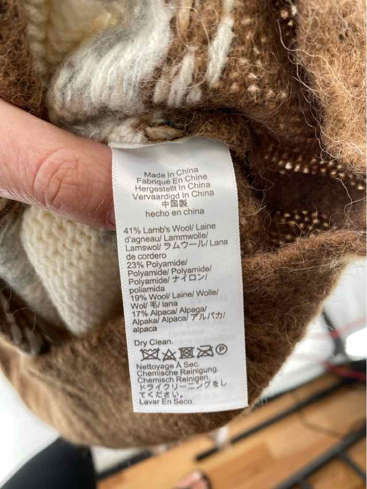 Size S J Crew Tan Knit Sweater