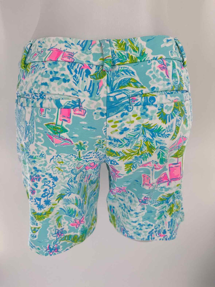 Size 2 Lilly Pulitzer Teal Shorts