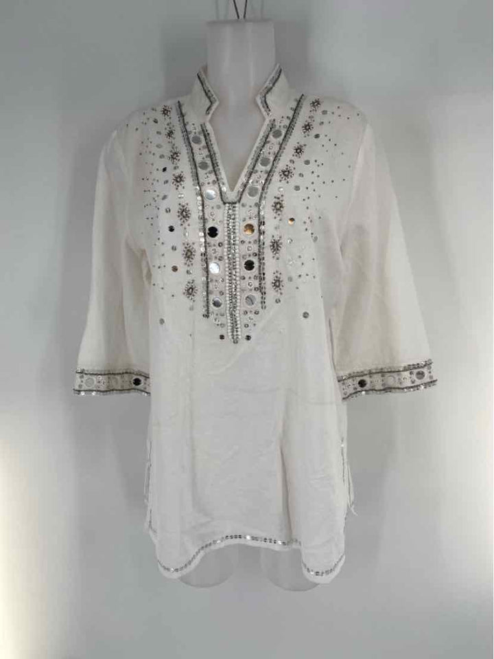 Size 12 Chico's White Shirt