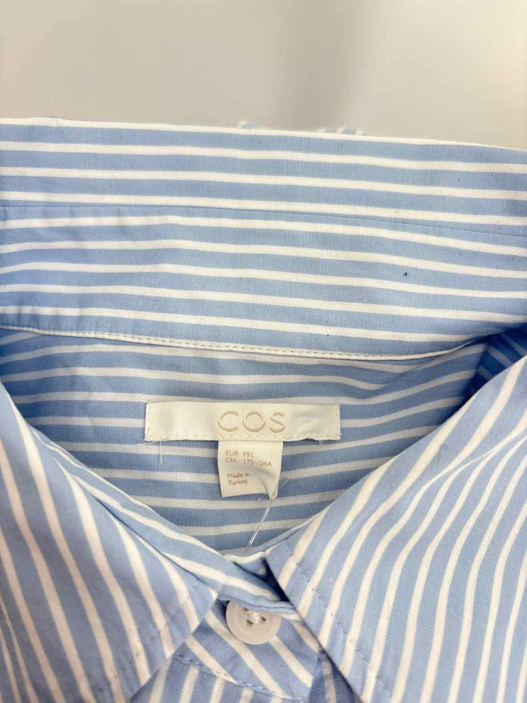Size M/L COS Blue Print Dress