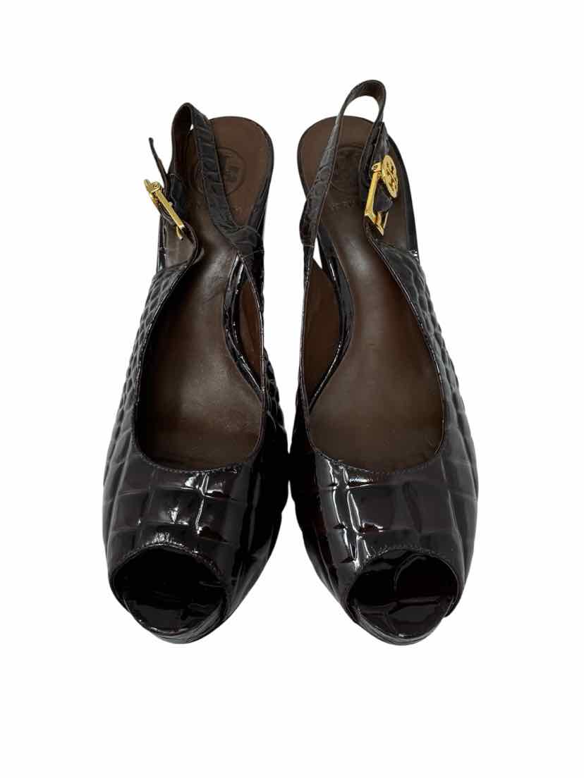 Shoe Size 10 Tory Burch Brown Pumps