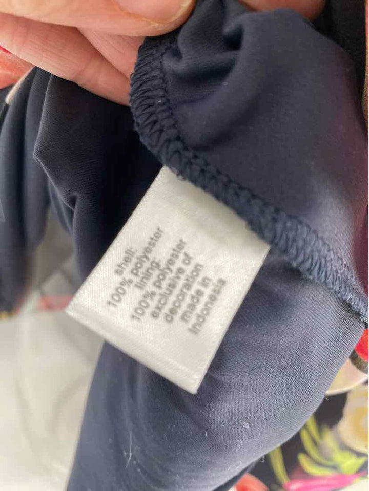 Size 16 LANE BRYANT Navy Print Shirt