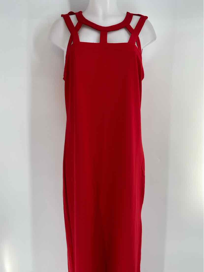 Size L BOSTON PROPER Red Dress