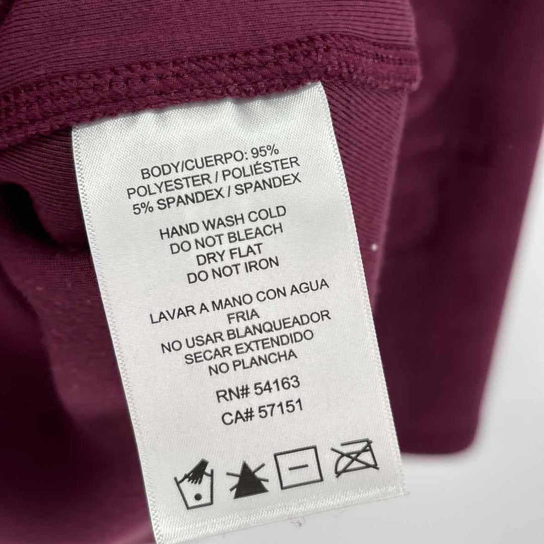 Size M Calvin Klein Plum Fleece Jacket