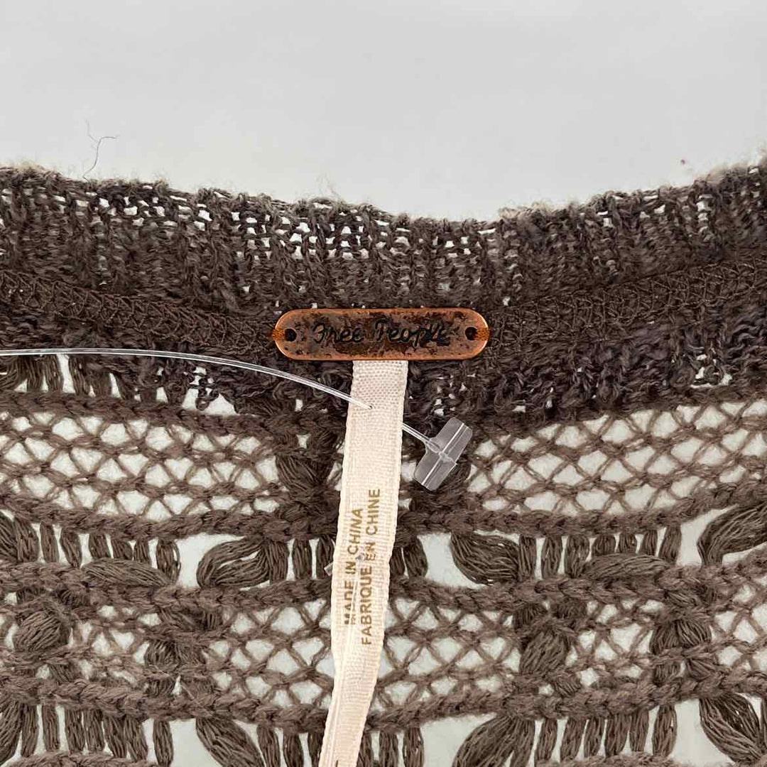 Size L FREE PEOPLE Brown Sweater