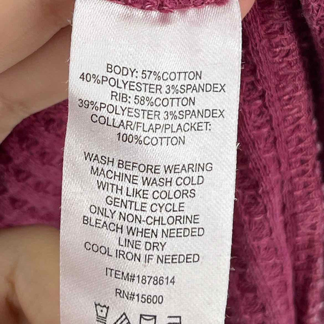 Size L Burgundy Shirt