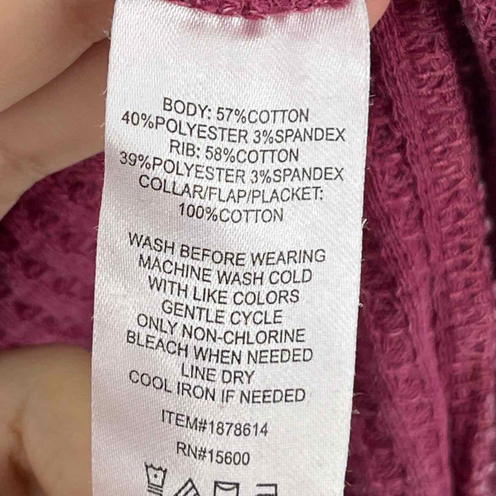 Size L Burgundy Shirt