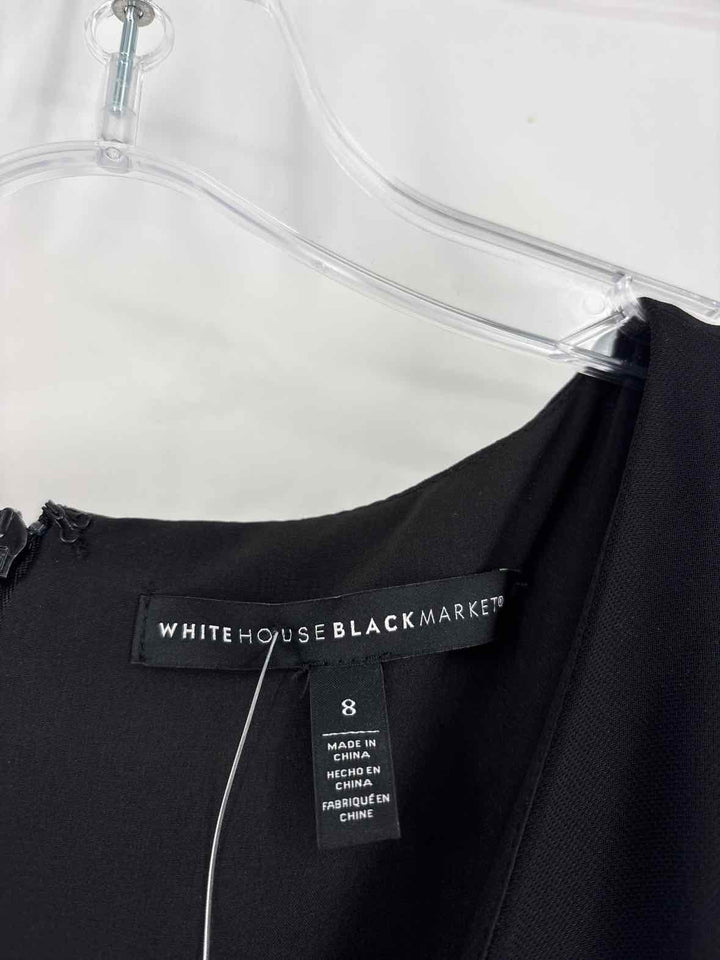 Size 8 White House Black Market Black/White Dress