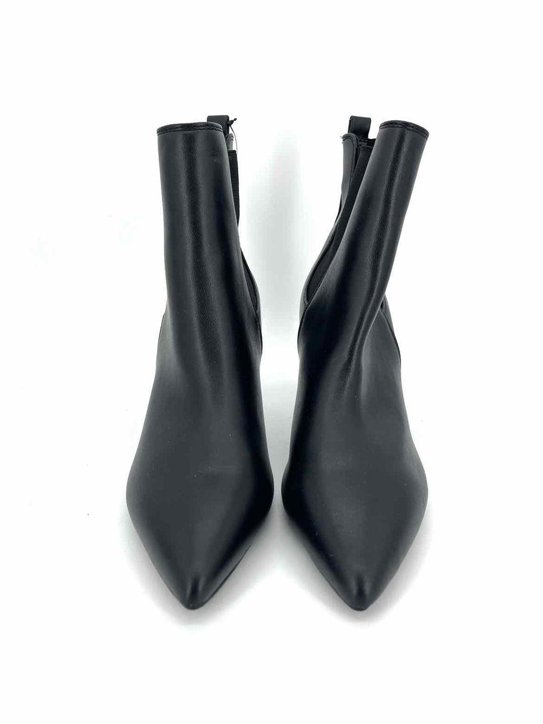 Shoe Size 8 Calvin Klein Black Faux Leather Boots