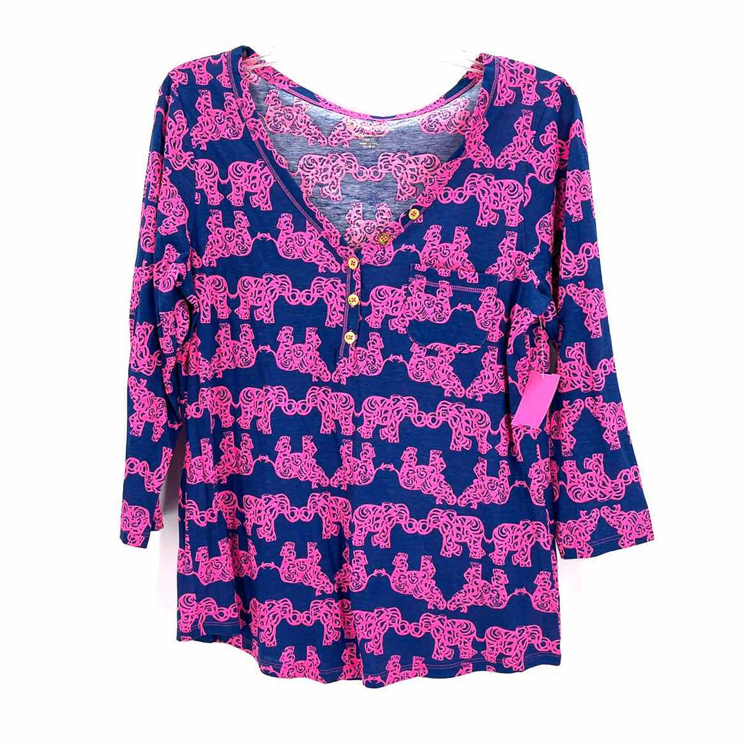 Size L Lilly Pulitzer Multi-Color Shirt