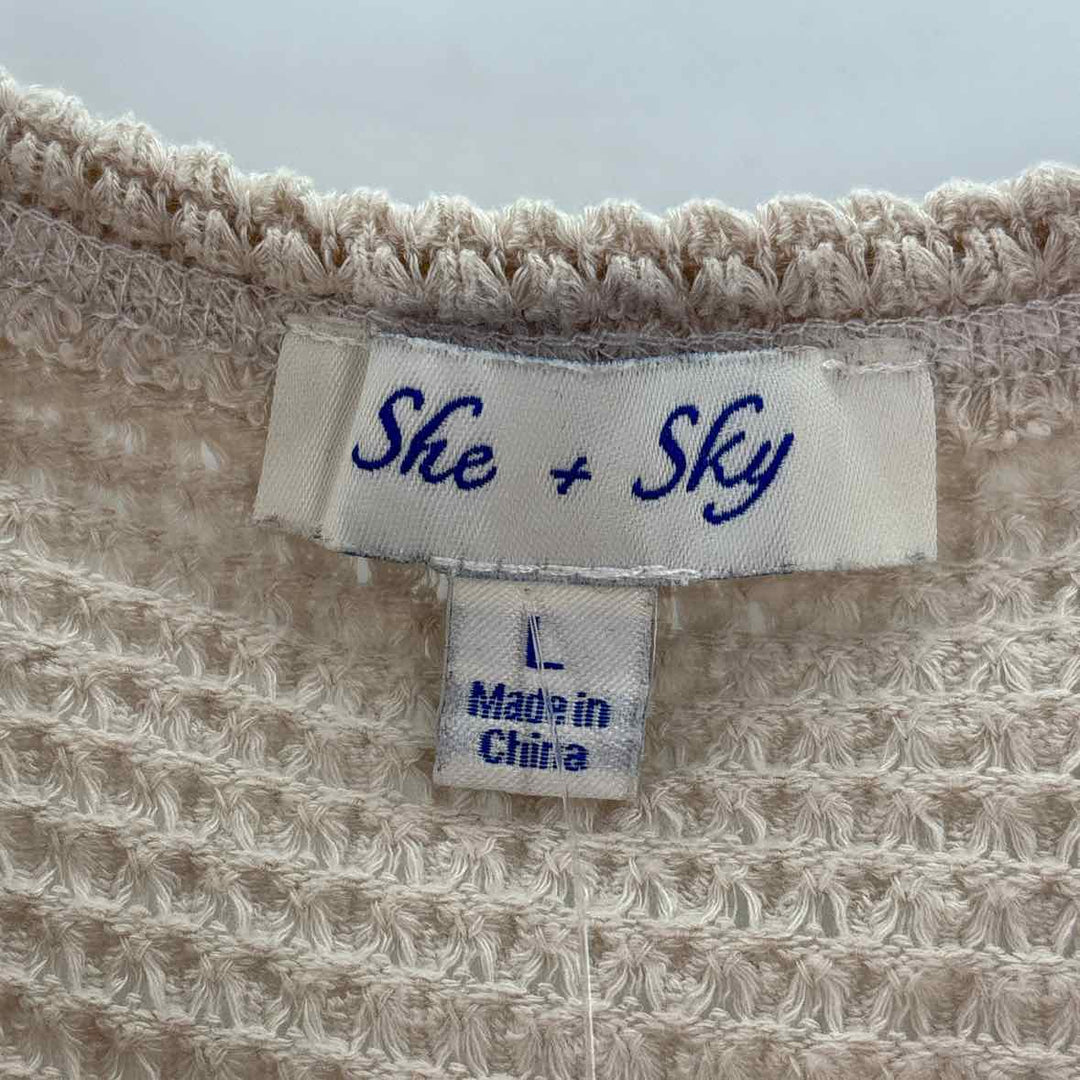 Size L Tan Shirt