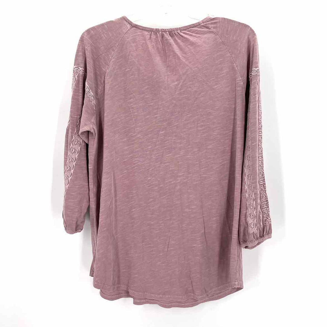 Size L LUCKY Purple Shirt