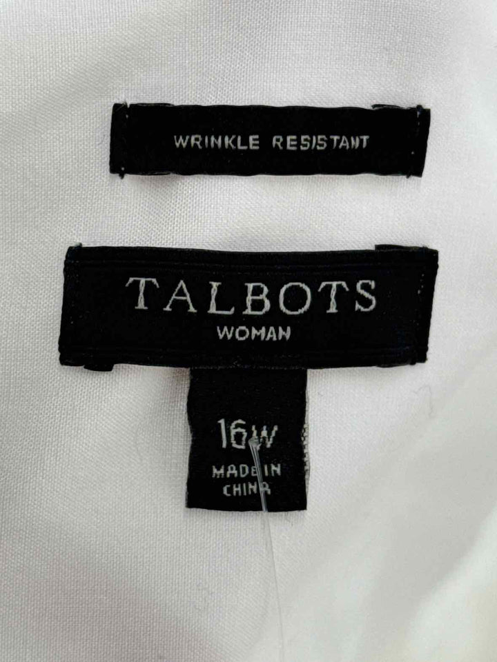 Size 16 Talbots White Shirt