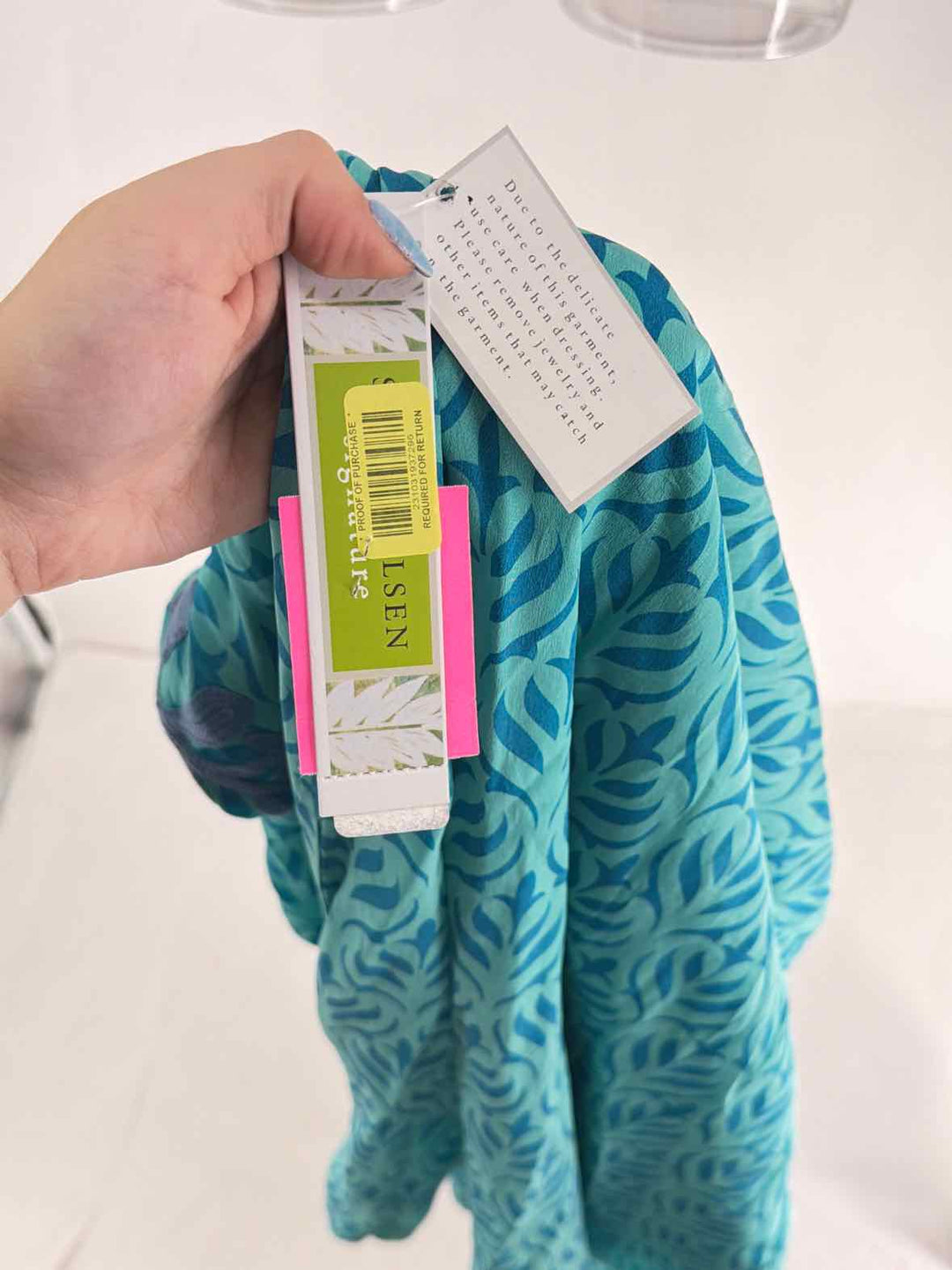 Size XL SIGRID OLSEN Teal Dress