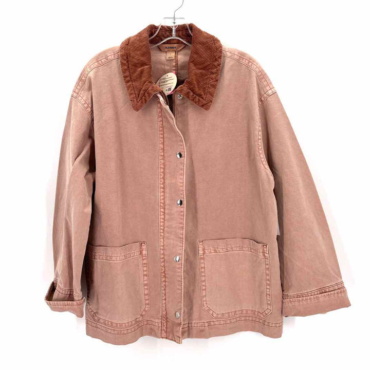 Size L Old Navy Peach Canvas Jacket