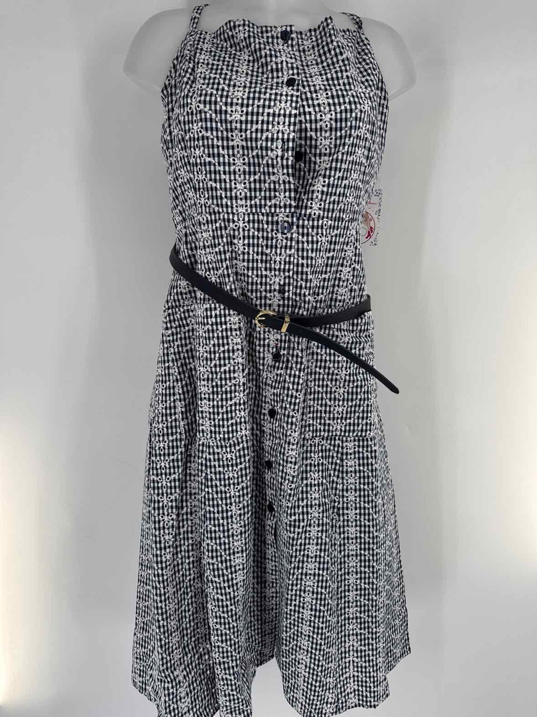 Size 18 Navy Print Dress