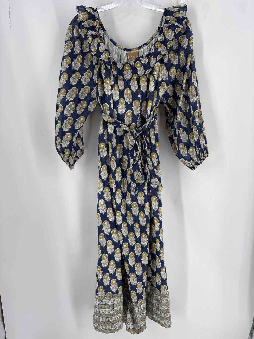 Size M Blue Print Dress