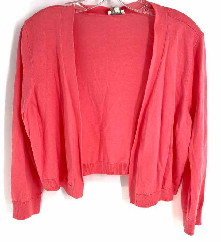 Size M Talbots Peach Cardigan