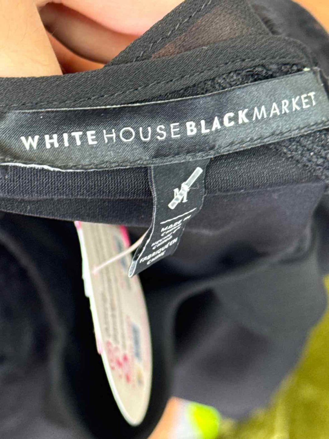Size M White House Black Market Black Shirt