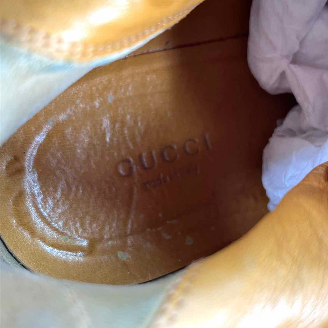 Shoe Size 9 Gucci Black Leather Luxury - Boots