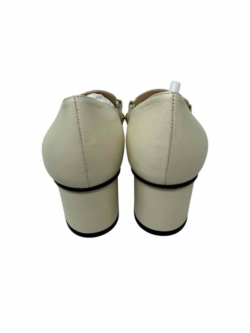 Shoe Size 36 Gucci Ivory Leather Luxury - Pumps