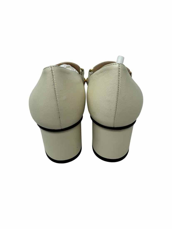 Shoe Size 36 Gucci Ivory Leather Luxury - Pumps