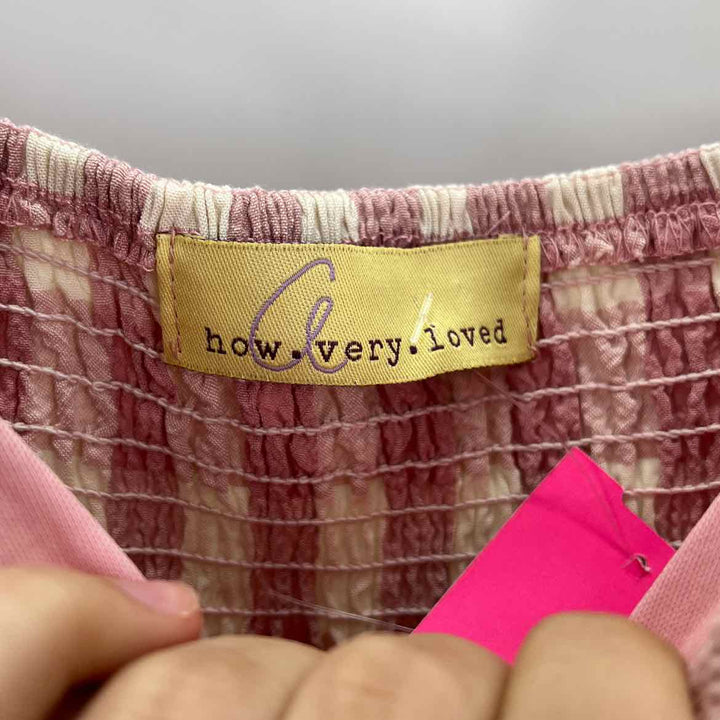 Size S HOW VERY LOVED Pink Shirt