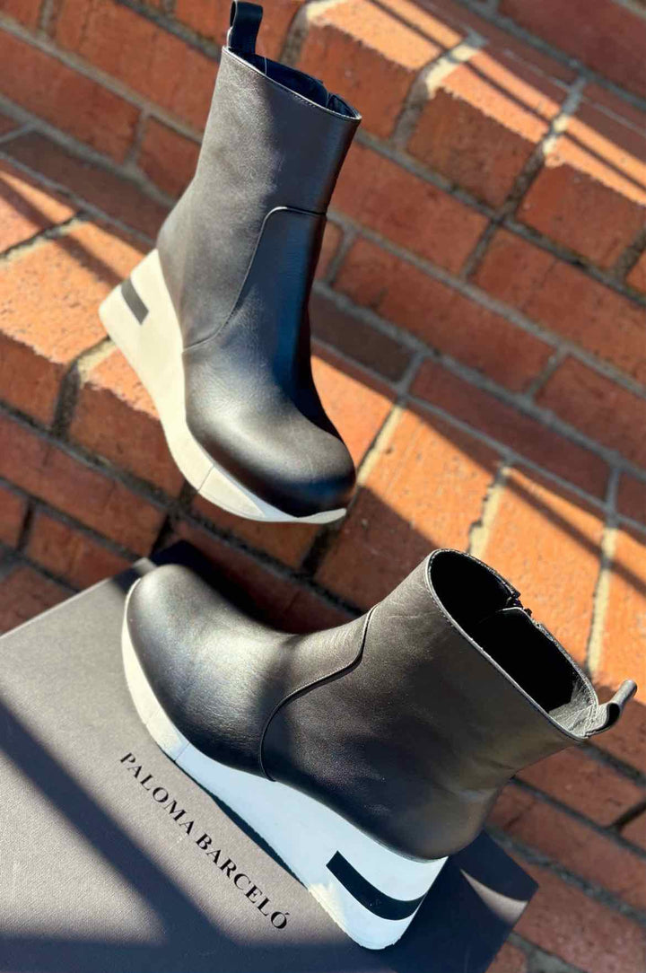 Shoe Size 39 Black Leather Boots